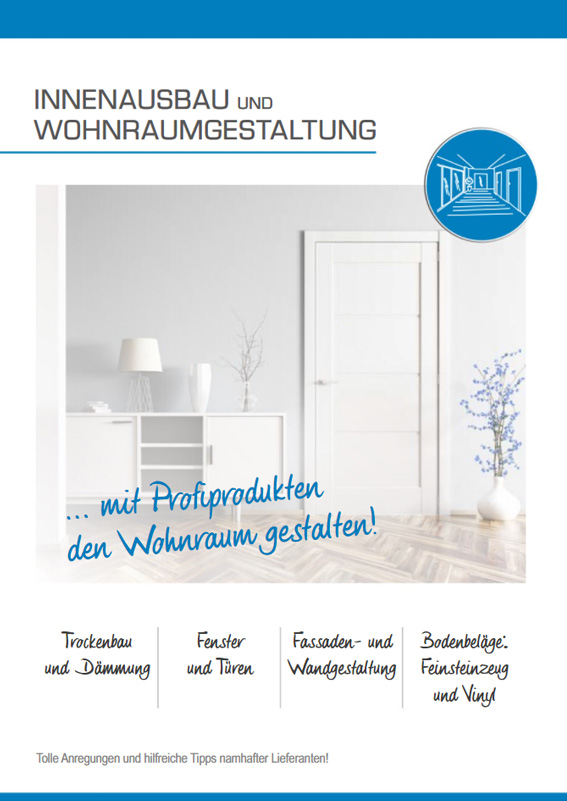Cover Innenausbau und Wohnraumgestaltung Katalog 2020/2021